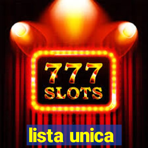 lista unica